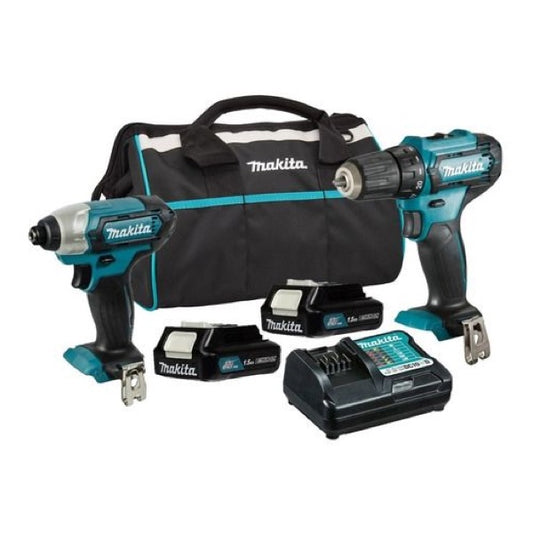 Atornillador + Rotomartillo + 2 Baterias Clx228, Makita, Mod. 85176