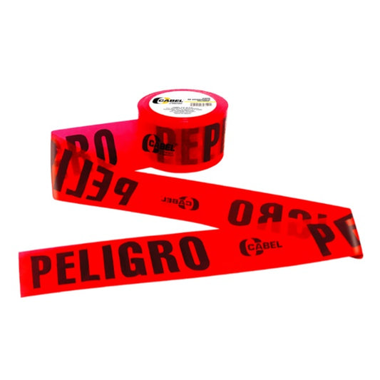 Cinta advertencia Peligro Cabel