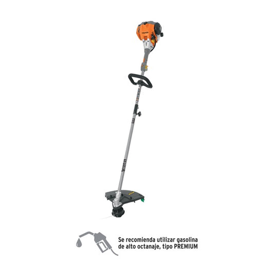 Desbrozadora A Gasolina 30 Cc Mango "D" 17" Corte Recta, Truper, Mod. 12497
