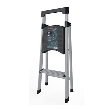 Escalerilla tubular plegable, 2 peldaños, aluminio, TRUPER