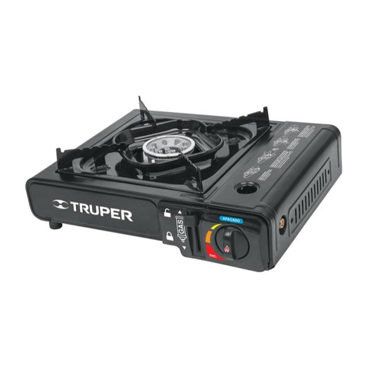 Estufilla Portátil Truper Encendido Electrónico Para Lata 1/4 Vuelta, Mod. 15005