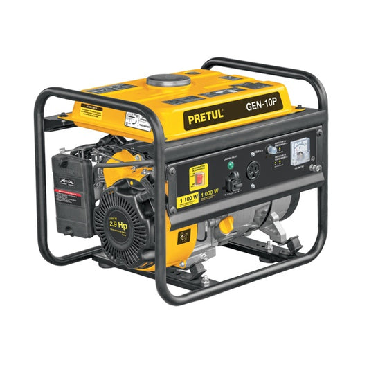 Generador Eléctrico Con Motor A Gasolina 1,100W, Pretul, Mod. 26033