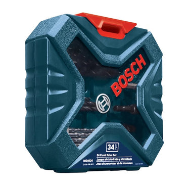 Kit Set Brocas Puntas Set X-Line 34 Pz Madera Metal Concreto 2610038613, Bosch, Mod. 88100