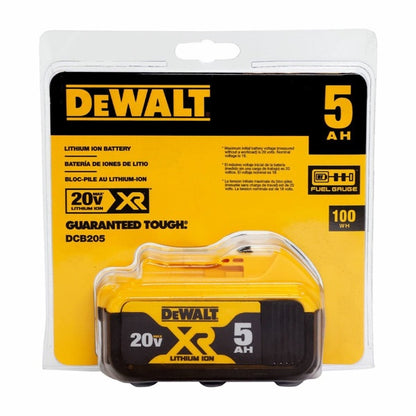 Baterí­a 5 A 20V Max Xr Ion Lithio Dcb205, Dewalt, Mod. 80036