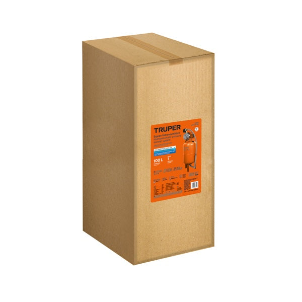 Bomba Hidroneumática 1 HP 100 Litros, Truper, Mod. 12255