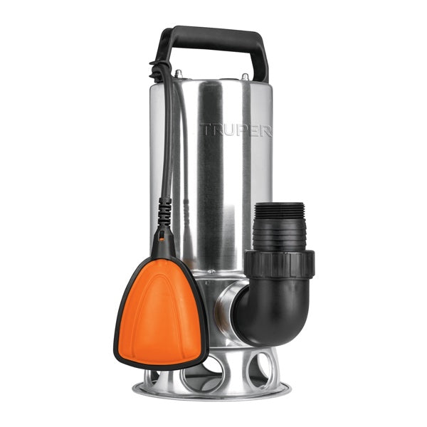 Bomba Sumergible Metálica Para Agua Sucia 1-1/2 HP, Truper, Mod. 12608