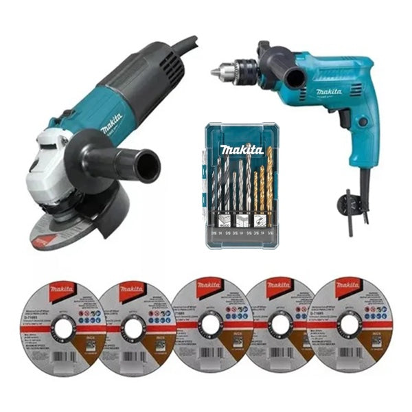 Combo Taladro Rotomartillo + Esmeriladora Mtk0003bx4, Makita, Mod. 85307