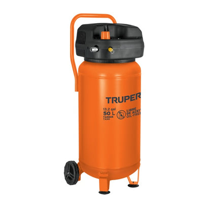 Compresor De Aire Libre De Aceite 50 L 3 HP (Potencia Máxima), Truper, Mod. 13847