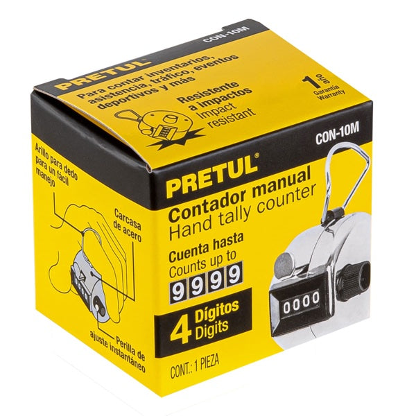 Contador Manual 10 Mil, Pretul, Mod. 24990