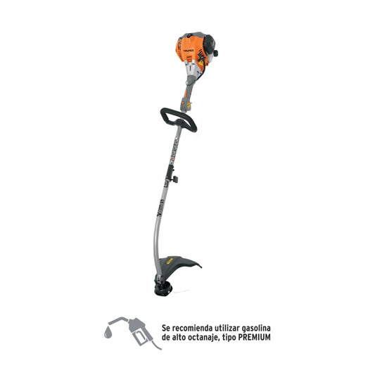 Desbrozadora A Gasolina 30 Cc Mango "D" 17" Corte Curva, Truper, Mod. 12498