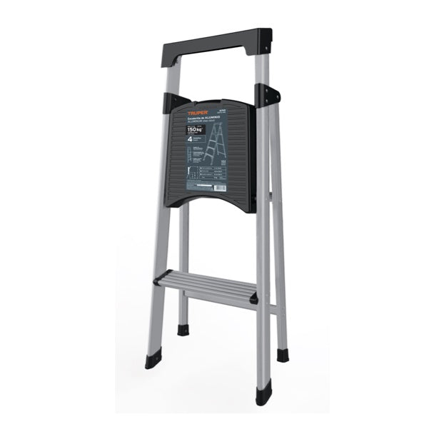 Escalerilla tubular plegable, 2 peldaños, aluminio, TRUPER