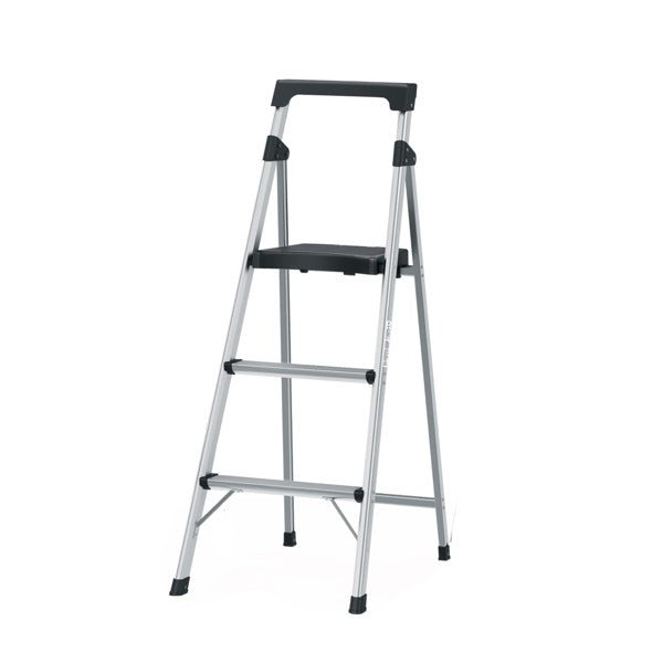 Escalerilla tubular plegable, 3 peldaños, aluminio, TRUPER