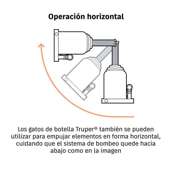 Gato Hidráulico De Botella De 6 Ton, Truper, Mod. 14814