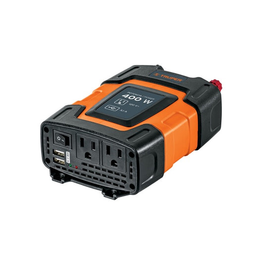 Inversor De Corriente 400 W, Truper, Mod. 10449