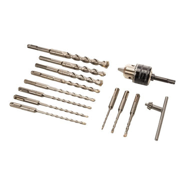 Juego de brocas y cinceles 14 Pz SDS PLUS con broquero D71205 Makita