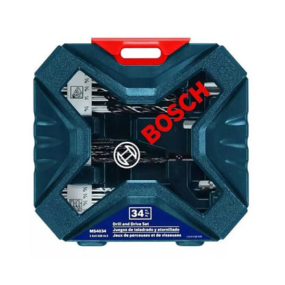 Kit Set Brocas Puntas Set X-Line 34 Pz Madera Metal Concreto 2610038613, Bosch, Mod. 88100