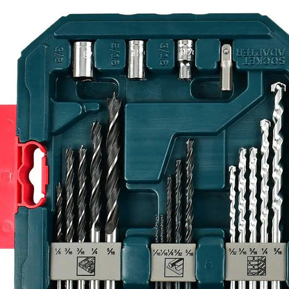 Kit Set Brocas Puntas Set X-Line 34 Pz Madera Metal Concreto 2610038613, Bosch, Mod. 88100