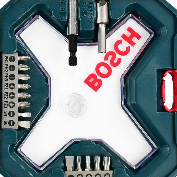 Kit Set Brocas Puntas Set X-Line 34 Pz Madera Metal Concreto 2610038613, Bosch, Mod. 88100