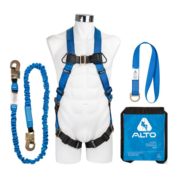 Kit cable, arnés y punto fijo KPA-1 Alto Altura Segura