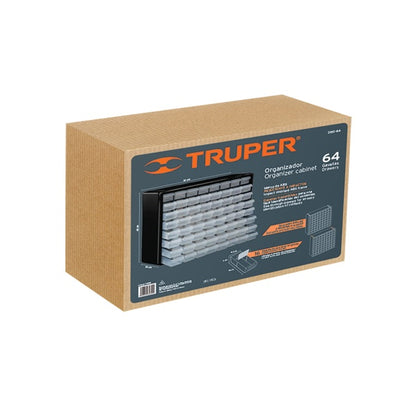 Organizador Con 64 Gavetas, Truper, Mod. 10895