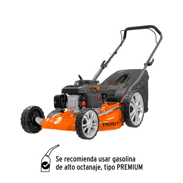 Podadora Con Motor A Gasolina De 5 HP 20" De Corte, Truper, Mod. 19967