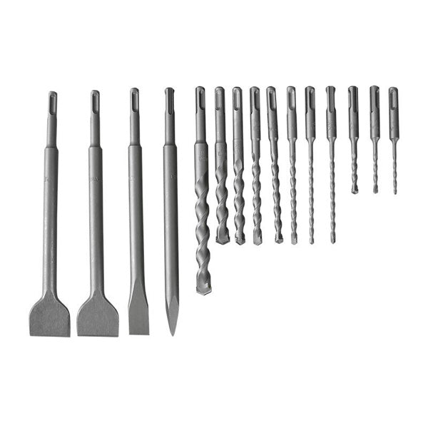 Set De 15 Brocas Cinceles SDS PLUS Portafolio Dwa0870, Dewalt, Mod. 80092