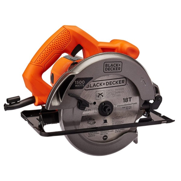 Sierra Circular 1500w 7-1/4'' Cortadora Cs1024, Black+Decker, Mod. 80014